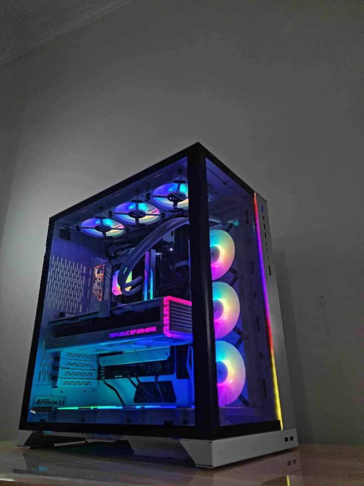 RGB tower build — full system