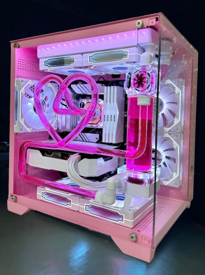Custom water-cooled gaming PC build by Senad Computers