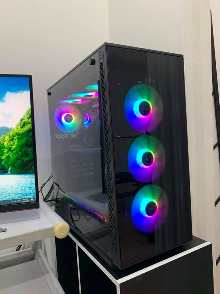 Build station setup ready for customer