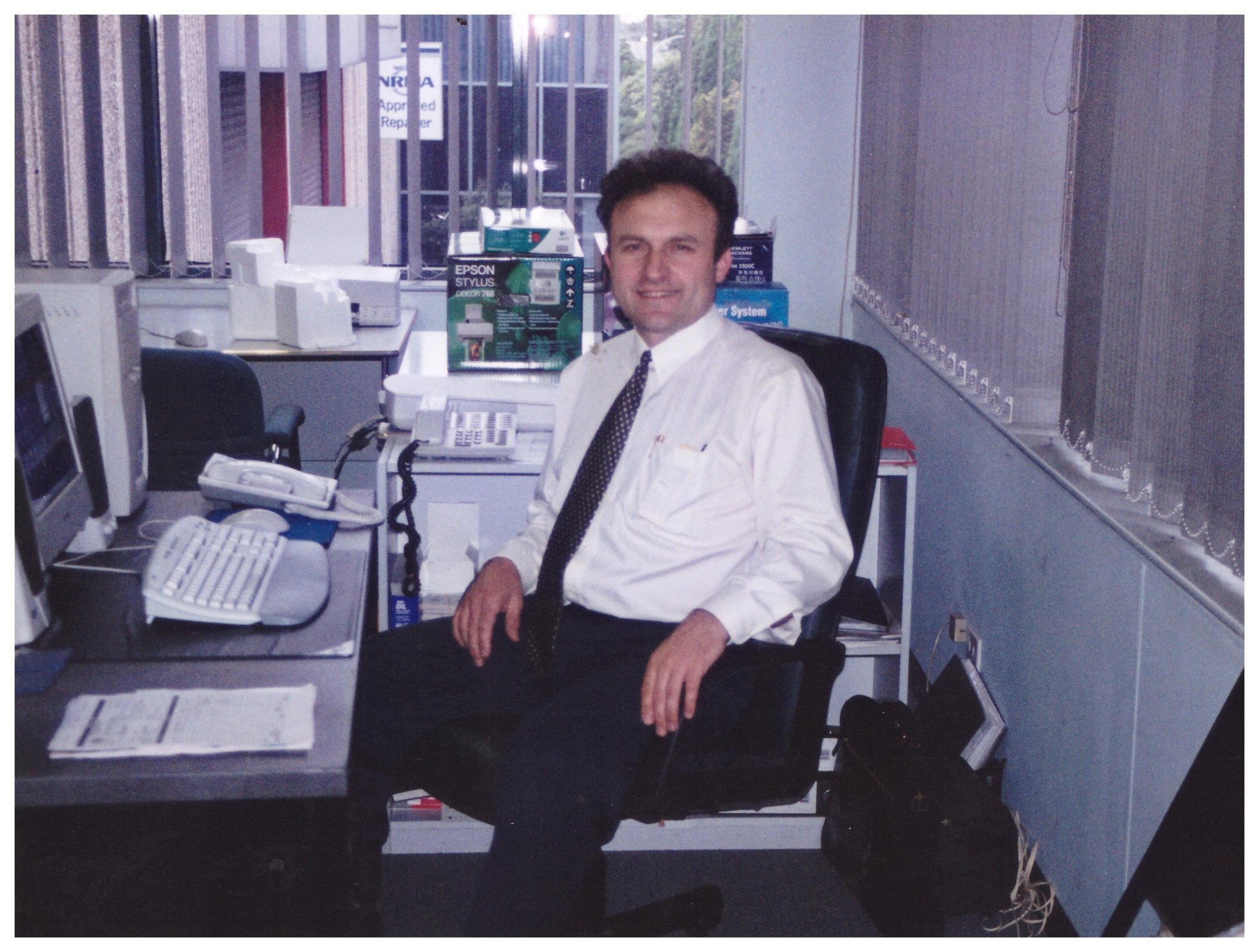 Senad at the Austar Computers office